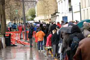 Queuing in the Rain is no fun